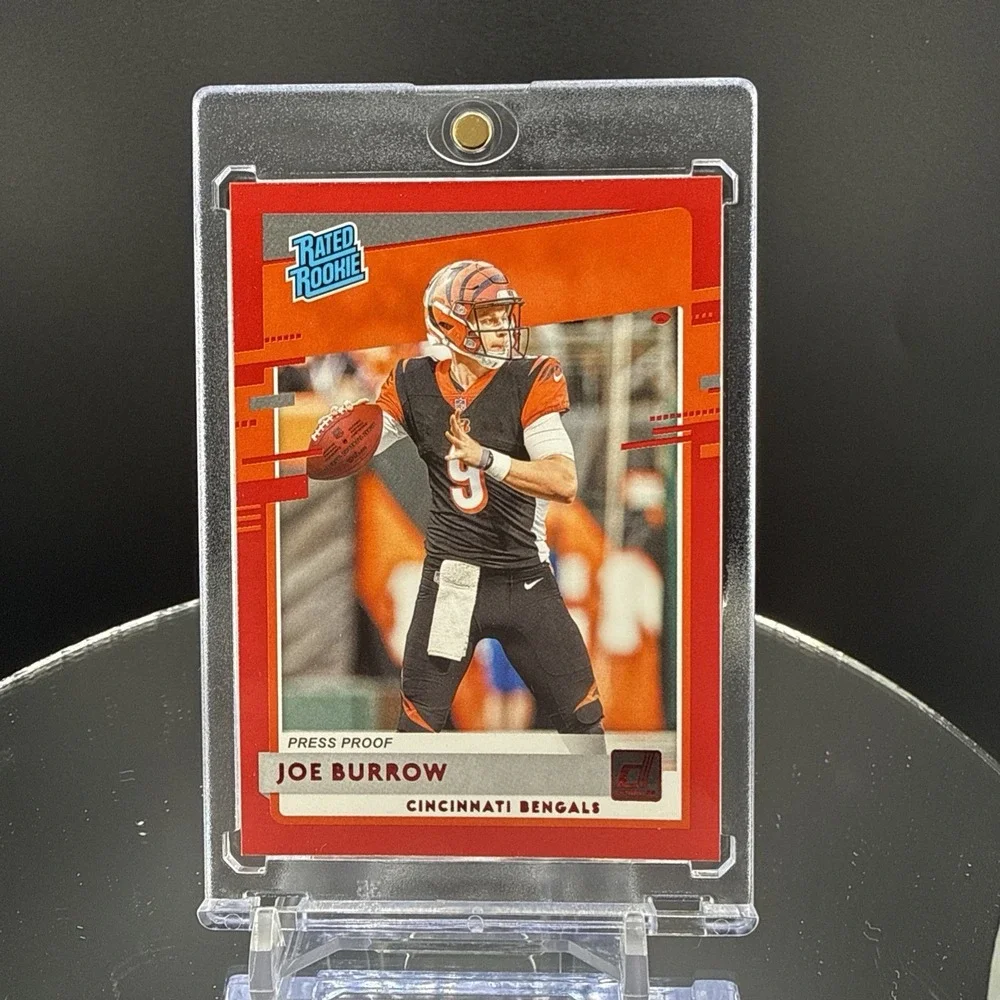 2020 Donruss Joe Burrow Red Press Proof #301 Rated Rookie Card RC